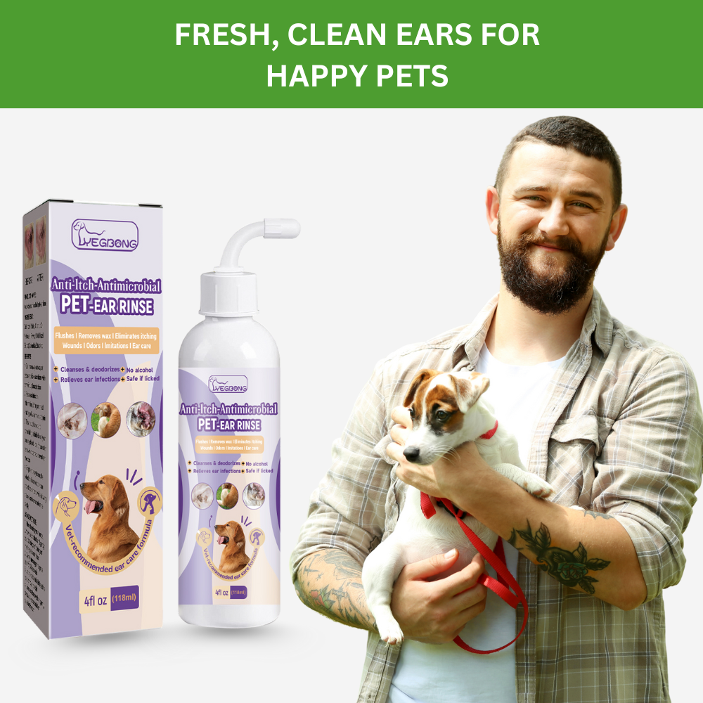 EarBliss® | Pet Ear Cleaner Spray – Keep Your Pet’s Ears Healthy and Clean