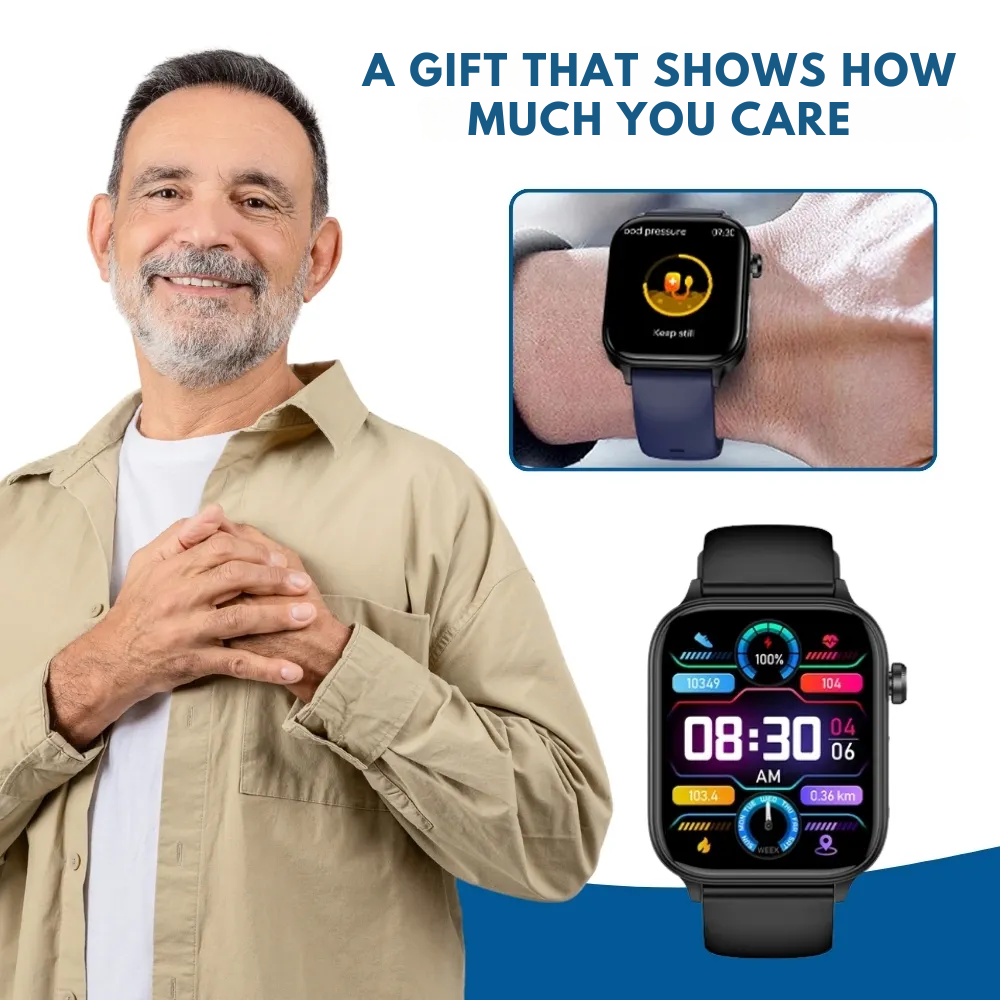 MediTrack® | Comprehensive Health Watch for Everyday Support UK