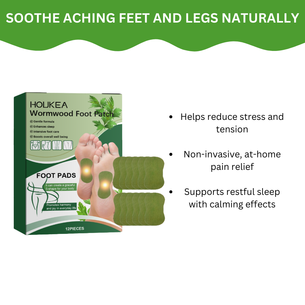 NeuroCare | Wormwood Foot Patch for Nerve Pain Relief and Relaxation